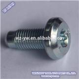 trivalent Zinc car seat belt screw bolt