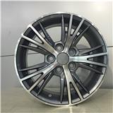 gunmetal machined face/polish Japan car size 16*6.5 18*7.5 inch PCD 5/114.3 alloy rims for sale