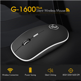 Wireless Mouse Silent Computer Mouse 2.4Ghz 1600 DPI Ergonomic Mause Noiseless USB PC Mice Mute Wireless Mice for Laptop