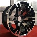 JWL VIA size 15 Inch black machined face with 5/139.7 6/139.7 Alloy wheel for sales