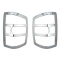 Plastic Triple Chrome Plated Taillight Trim Bezel Cover for 2014-2017 Chevy Silverado 1500 Chevrolet 2500HD 3500HD