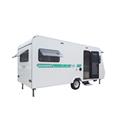 22 feet standard family use travel RV trailer caravan with kitchen bathroom for sale