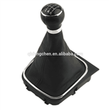 6 speed Leather Gear shift knob cover for VW golf 6