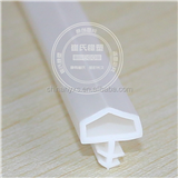 kerf weatherstripping seal Silicone Rectangular Bulb-Shaped Seal