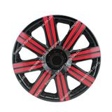 Universal PP/ABS Material Black and Red Car Center Cover Wheel Rims