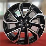 size 17 18  Inch black machine face with 5x100 to 5x114.3  Alloy wheel rims