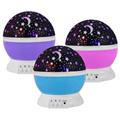 Star Night Light Rotating Indoor Projector Lamp Moon Space Twilight Ceiling Lighting