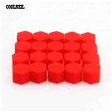 Car Styling Silica Gel Wheel Nuts Covers Protective Bolt Caps Hub Screw Protector