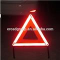 Plastic Road Safety Triangle Warning Stops Sign