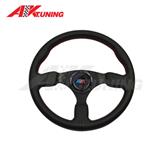 350mm Suede leather race steering wheel provide OEM/ODM
