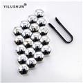 Hot sale auto clips durable decorative electroplate screw cap for tire screw