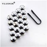 Hot sale auto clips durable decorative electroplate screw cap for tire screw