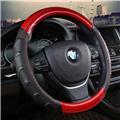 universal fit size PU/PVC leather carbon fiber car steering wheel cover 36-40cm