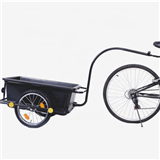 90L two big wheels bike and bicycle cargo luggage cart trailer