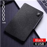 4 USB high capacity  30000mAh quick charge portable mobile charger power bank with mini led display screen