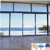 Tempered glass sliding door,sliding glass door with blinds