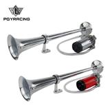 Universal 17 Inch 150DB Loud Car Air Horn 12V 180 Hertz Single Trumpet Compressor Bocina for Trucks Cars Automobiles PQY-LB10