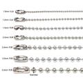 Different Bead Chain Size Metal Ball Chain