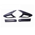Rear Tail Light Lamp Cover Trim Decor ABS CARBON HYDROGEN COLOR for chr 2017 2018