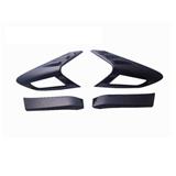 Rear Tail Light Lamp Cover Trim Decor ABS CARBON HYDROGEN COLOR for chr 2017 2018