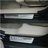 304 stainless steel door scuff plates led door sill plate For X-TRAIL 2015-2018model