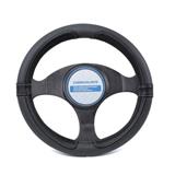 High Quality New design fashion universal  Car Accessories  PVC  PU Leather Steering Wheel Cover Black Pinholed Surface