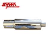 Mirror polished car exhaust system valve muffler
