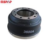 truck brake drum 3600a brake drum for semi trailer