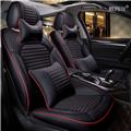 Fly5D Top Microfiber Leather Car Seat Cover 5-Seats SUV Front+Rear Cushion +Pillow