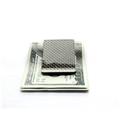 Free shipping Small zipper coin pocket matte slim money clip wallet carbon fiber wallet