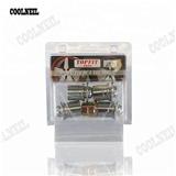 M12*1.5 Wheel Lock Truck Anti-Theft Nuts 5 PC Total 37 mm Tall Chrome