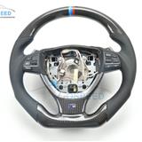 Modified Carbon fiber racing steering wheel For B M W 5 Series E60 (Wrapped/Cover Carbon)