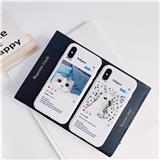 Antiskid shockproof waterproof TPU cute cat & dog phone case for iPhone 6/7/8/X