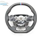 Real carbon Flat Bottom Racing Car Carbon Fiber Steering Wheel For 2013 Camry