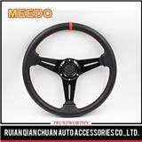 China manufacture professional auto parts14inch pu steering wheel
