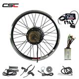 CSC Free Shipping to Russia Japan 36V 500W  Electric bike kit Ebike kit Hub Motor Drive Front Rear Wheel Motor  ebike conversion