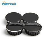 Silver Black PMMA OEM Factory Wheel Center Caps FOR Cadillac 66mm 67mm