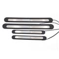 OEM Type Stainless Steel ABS Plastic Carbon Fiber Black Color LED Door Sill Scuff Plate For BRV