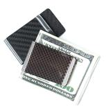 Men Slim  Money Blocking aluminium   Carbon Fiber c it card holder wallet with money Clip