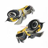 3D Metal Super Bee Car Emblem Sticker Car Grille Badge Decal Fit For Jeep Grand Cherokee Compass Wrangler Dodge Decoration