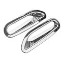 For Nissan X-Trail T32 2014-2016 ABS Chrome Car rear fog lampshade cover frame Cover Trim car styling Accessories 2Pcs/Set
