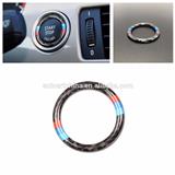 AUTO DECORATIVE ACCESSORIES Auto Car Engine Start Stop Button Cover Key Ignition Stickers