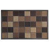 Outdoor Scrape N' Sorb Multi Color Recycled Rubber Entrance Welcome Doormats Door Mats