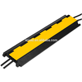 Aroad Yellow Jacket Rubber 2 Channels Outdoor Cable Protector