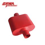 Aluminized red stainless steel adjustable car exhaust muffler tail pipe for 100cc