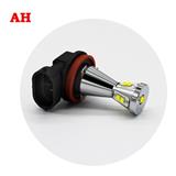 Double cone lamp holder 360 degree light effect Super bright led light chips H8/H10/H9/ H11/H16(JP)