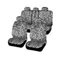 Zebra stripe designer car seat cover fancy car seat covers for auto with high quality velvet