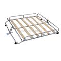 Fashion style stainless steel car deck roof rack as luggage carrier for universal cars with different size