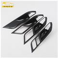 Auto Modification Accessories ABS Plastic Carbon Fiber Interior Handle Cover for BMW X3 2018