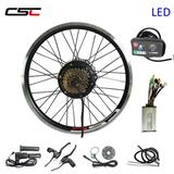 CSC Economical 350W E-bike conversion kit 36V with LED display Wholesale price Front or Rear Hub Drive Motor Engine Wheel Kit
